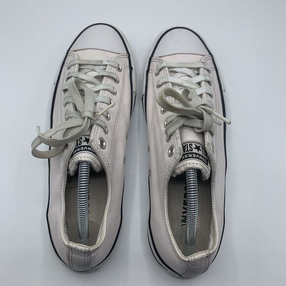 Converse All Star Unisex Light Pink Leather Sneakers Men's Size 9.5 Women 11.5 - Picture 5 of 8